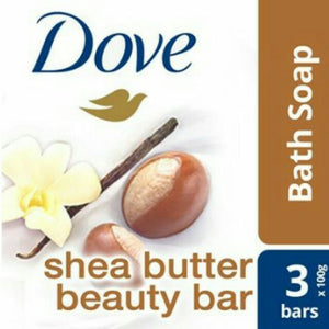 DOVE BAR SHEA BUTTER 3X100G