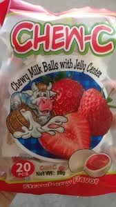 CHEWY MILK BALLS LYCHEE 80G