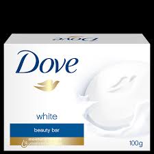 DOVE BAR ENGRAVED WHITE 100GM