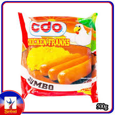 CDO CHKN FRANKS 500GM JBO