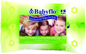 BABYFLO AB WIPES KIDS 15`S