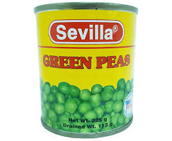 SEVILLA GREEN PEAS 225GM