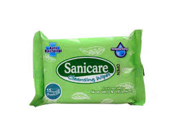 SANICARE WIPES 15SHTS