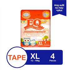 EQ DIAPER MP XL 4`S