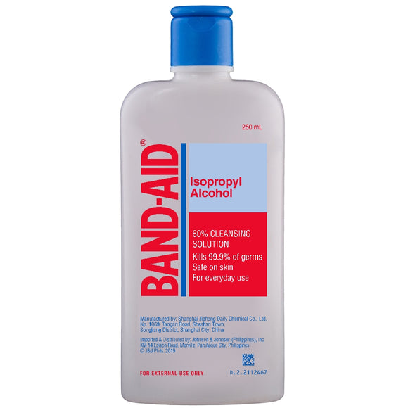 J&J BAND-AID ALCOHOL 60% 250ML