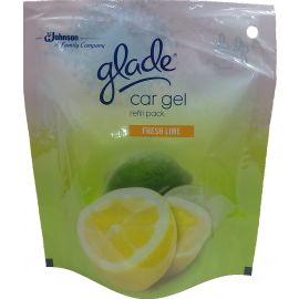 GLADE CAR GEL FRESH LIME 60GM REF