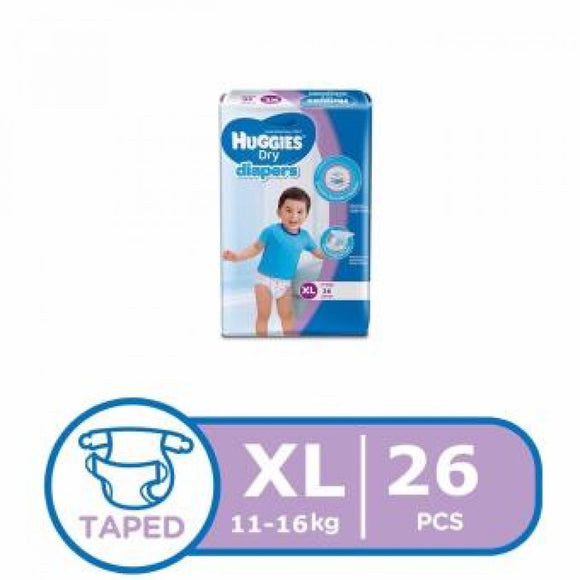 HUGGIES DRY ECO XL 26`S