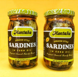 MONTANO SARDINES CORN OIL 228GM