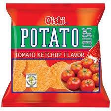 POTATO CRISPS TOMATO KETCHUP 50GM