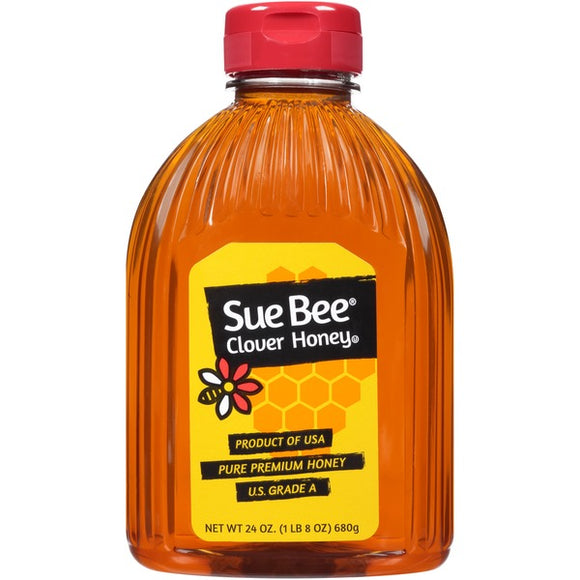 SUEBEE CLOVER HONEY 24OZ SQZE