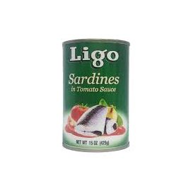 LIGO SARDINES TOMATO SAUCE 425GM