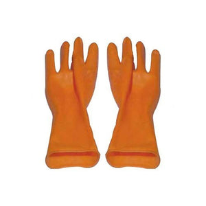 HOUSEHOLD RUBBER GLOVES XL ORANGE