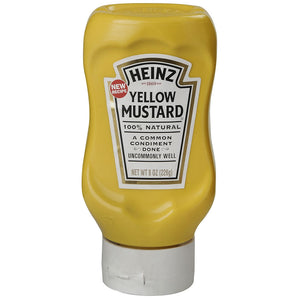 HEINZ YELLOW MUSTARD 8OZ