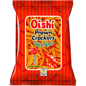 OISHI PRAWN CRACKER SPICY 90GM