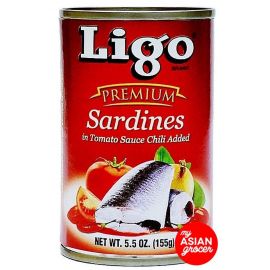 LIGO PREM SARDINES TOMATO SAUCE CHILI 155GM