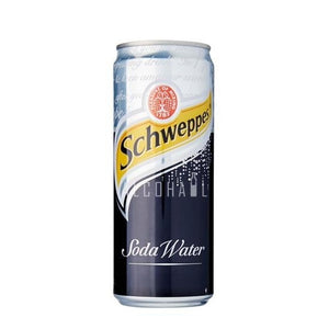 SCHWEPPES SODA WATER 330ML