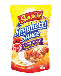 SUNSHINE SPAGHETTI KIDDIE SAUCE 1KG