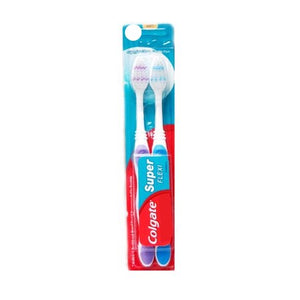 COLGATE TOOTHBRUSH SUPER FLEXI SOFT 2`S