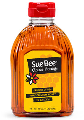 SUEBEE CLOVER HONEY 12OZ SQZE