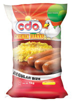 CDO CHEESY CHICKEN FRANKS REG 1KG